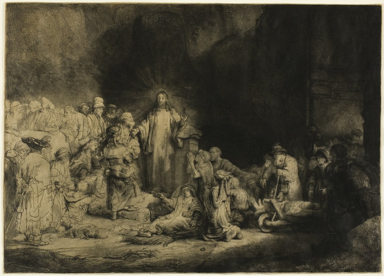 De hundra gulden trycket av Rembrandt van Rijn