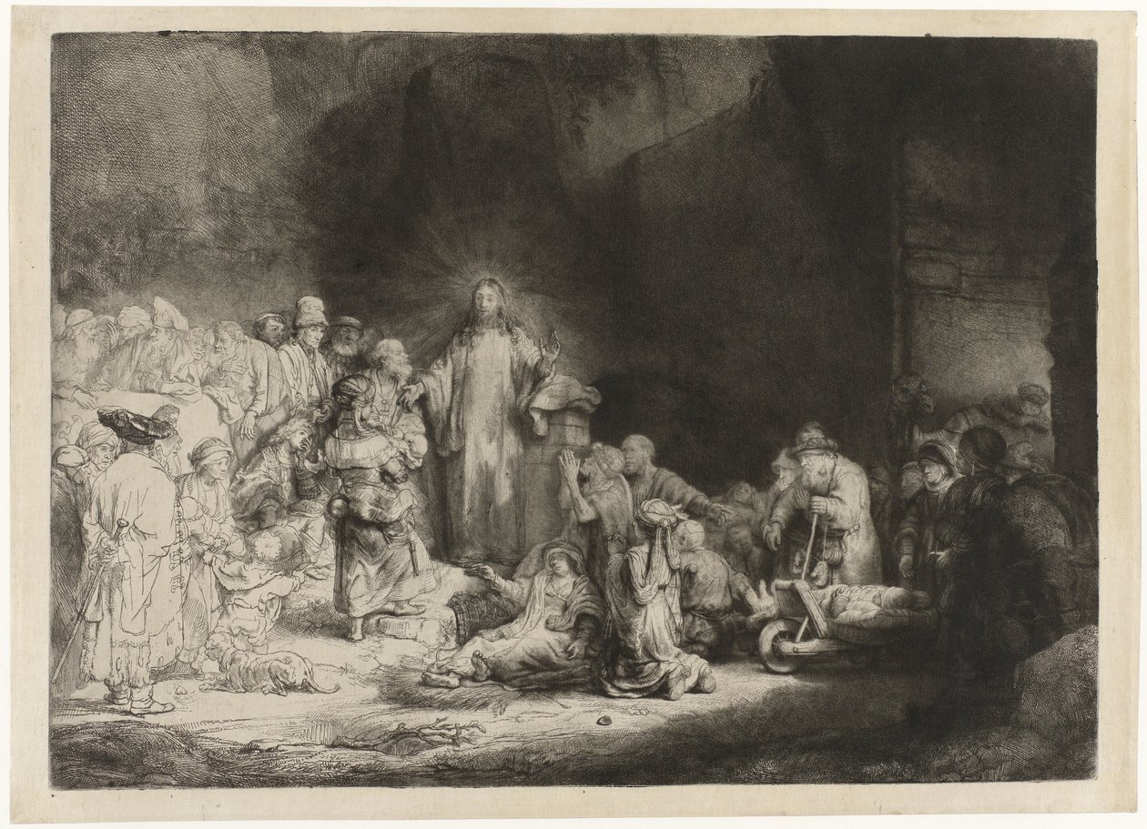 De hundra gulden trycket av Rembrandt van Rijn
