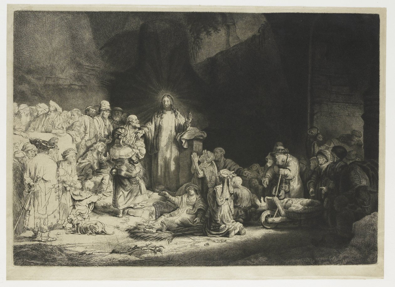De hundra gulden trycket av Rembrandt van Rijn