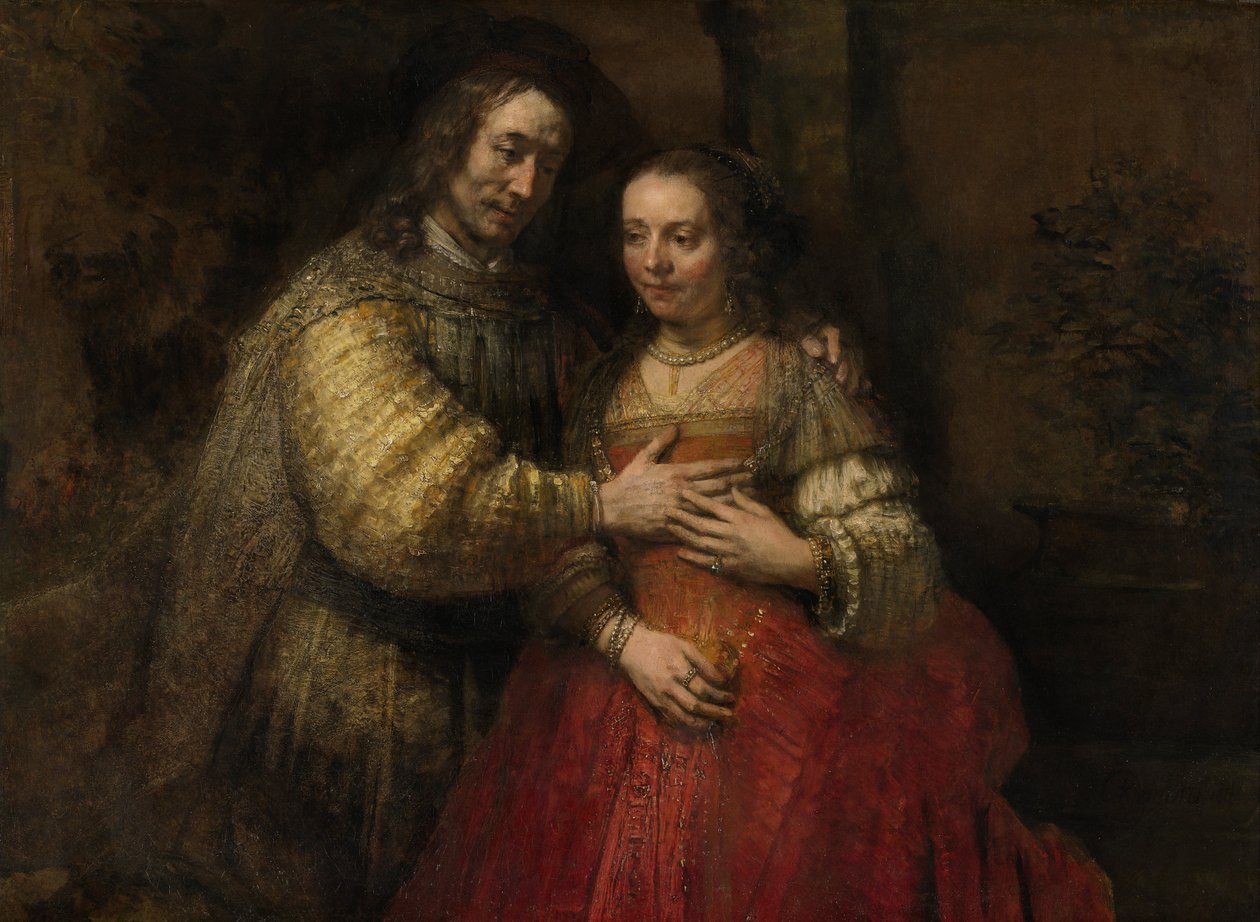 Den judiska bruden, ca 1667 av Rembrandt van Rijn