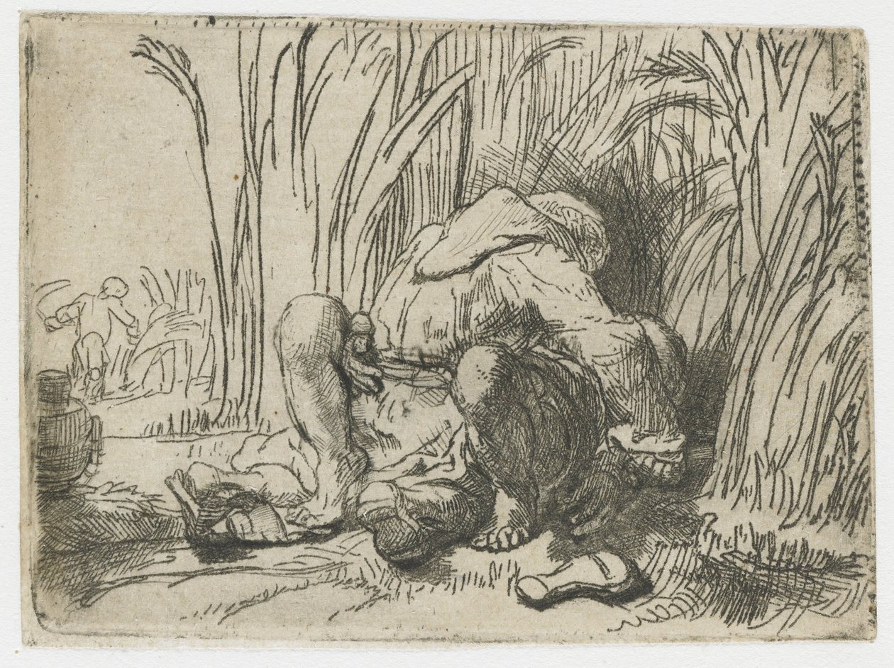 Munken i majsfältet Munken på sädesfältet av Rembrandt van Rijn