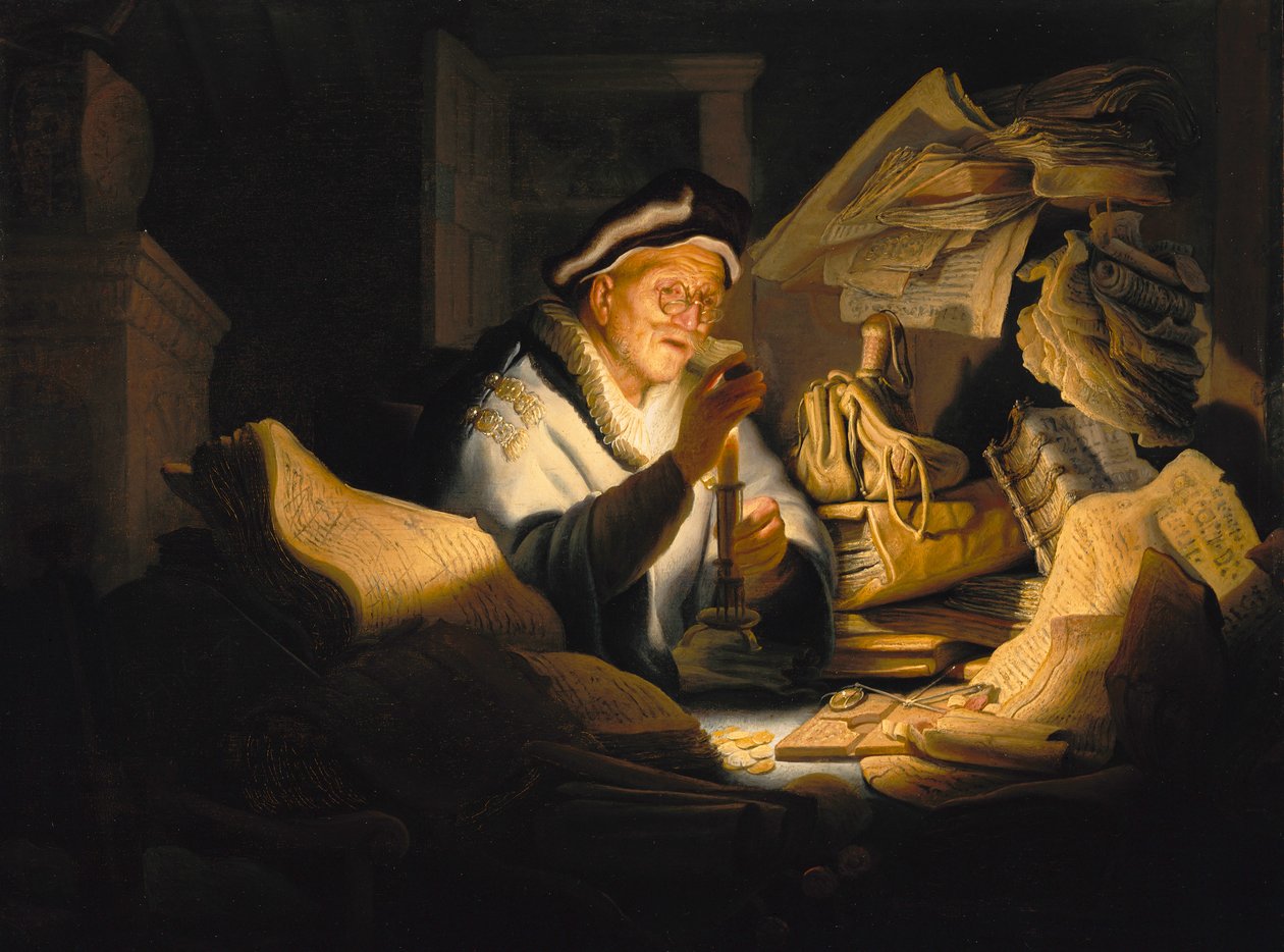 Liknelsen om den rika dåren, 1627. av Rembrandt van Rijn
