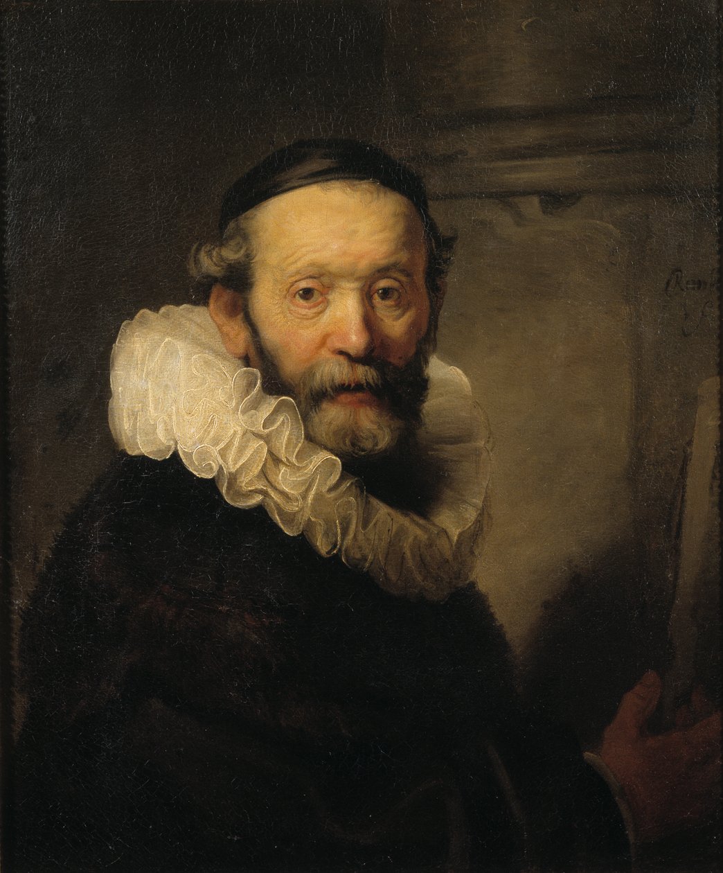 Predikanten Johannes Uttenbogaert, c.1633 av Rembrandt van Rijn