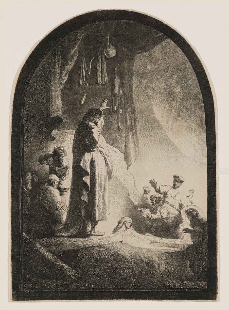 Uppväckelsen av Lasarus av Rembrandt van Rijn