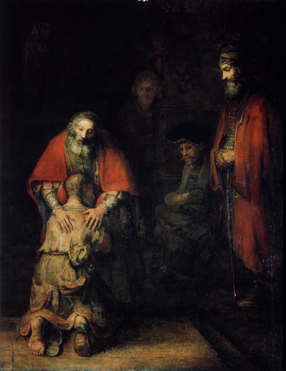The Return of the Prodigal Son, c1668 av Rembrandt van Rijn