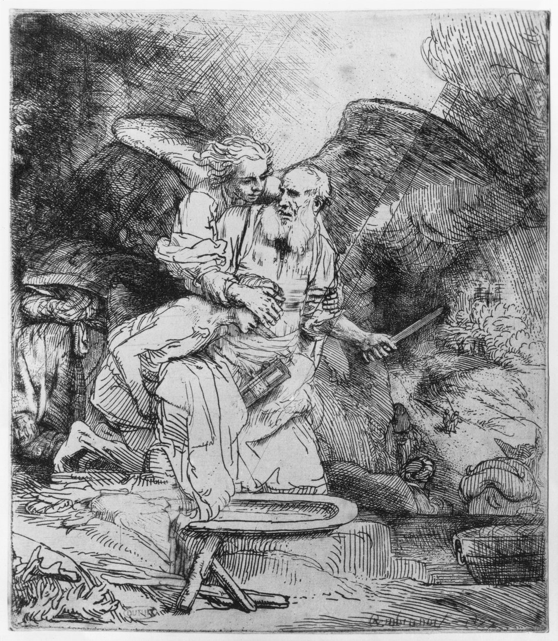 Abrahams offer, 1645 av Rembrandt van Rijn