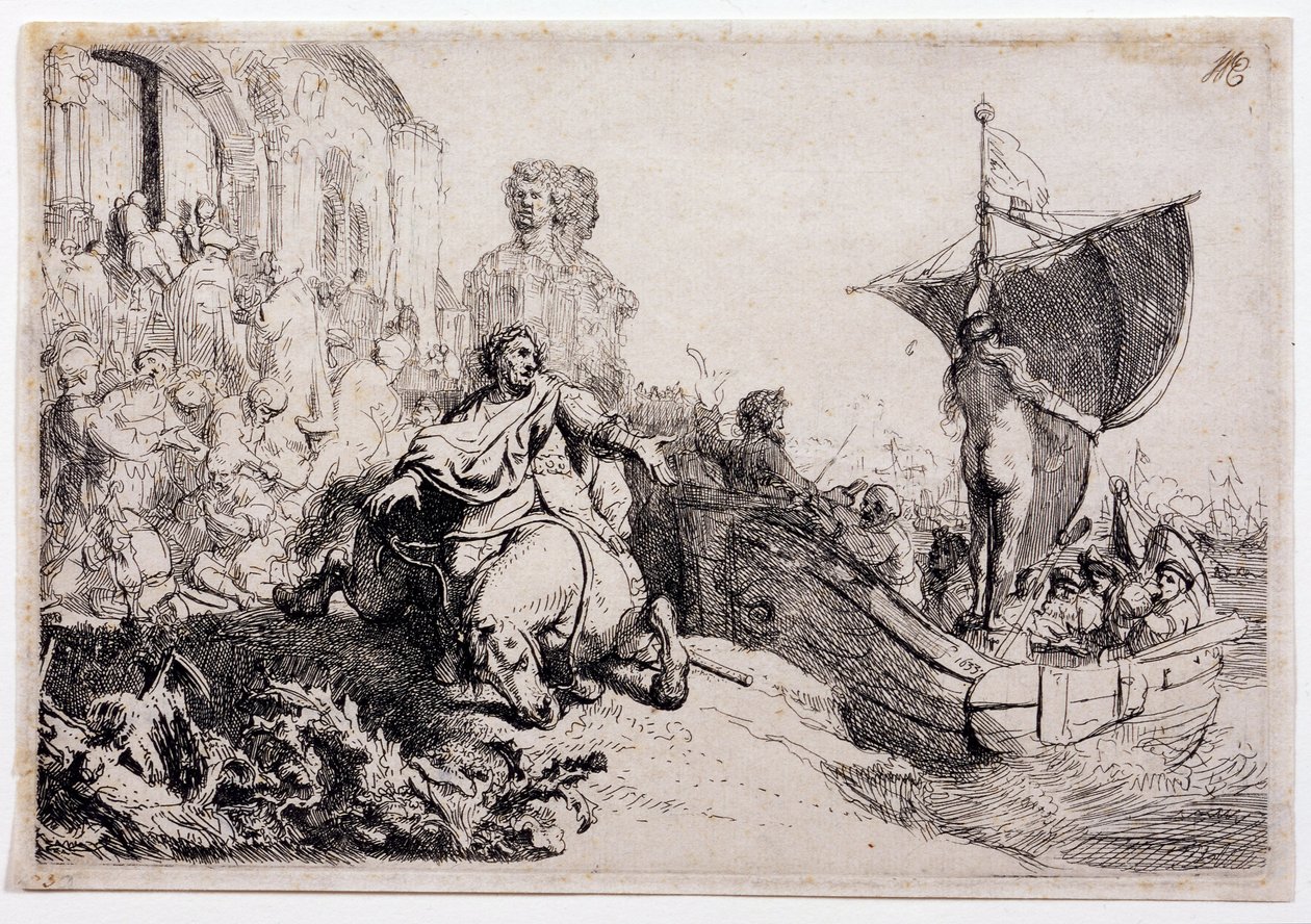 Lyckans skepp av Rembrandt van Rijn