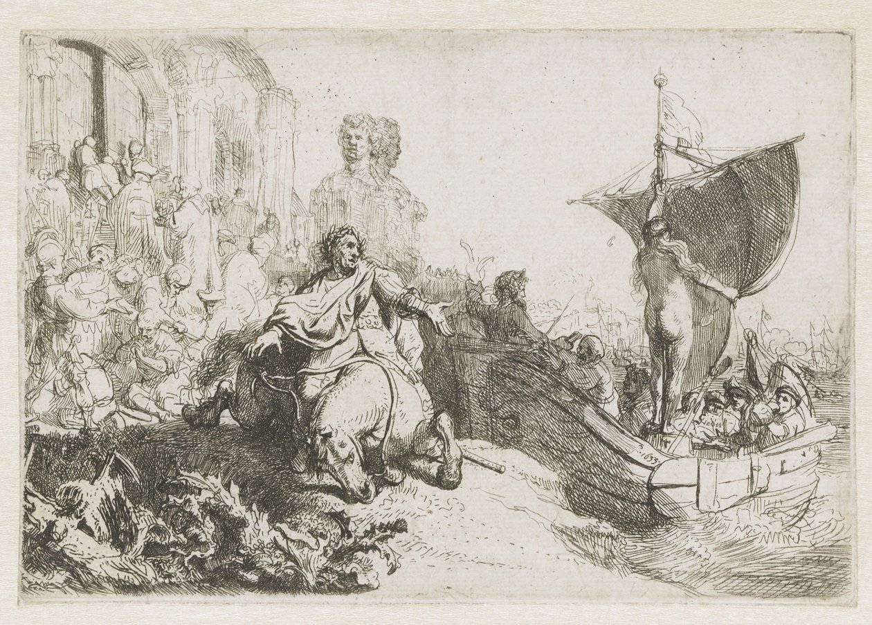 Lyckans skepp av Rembrandt van Rijn
