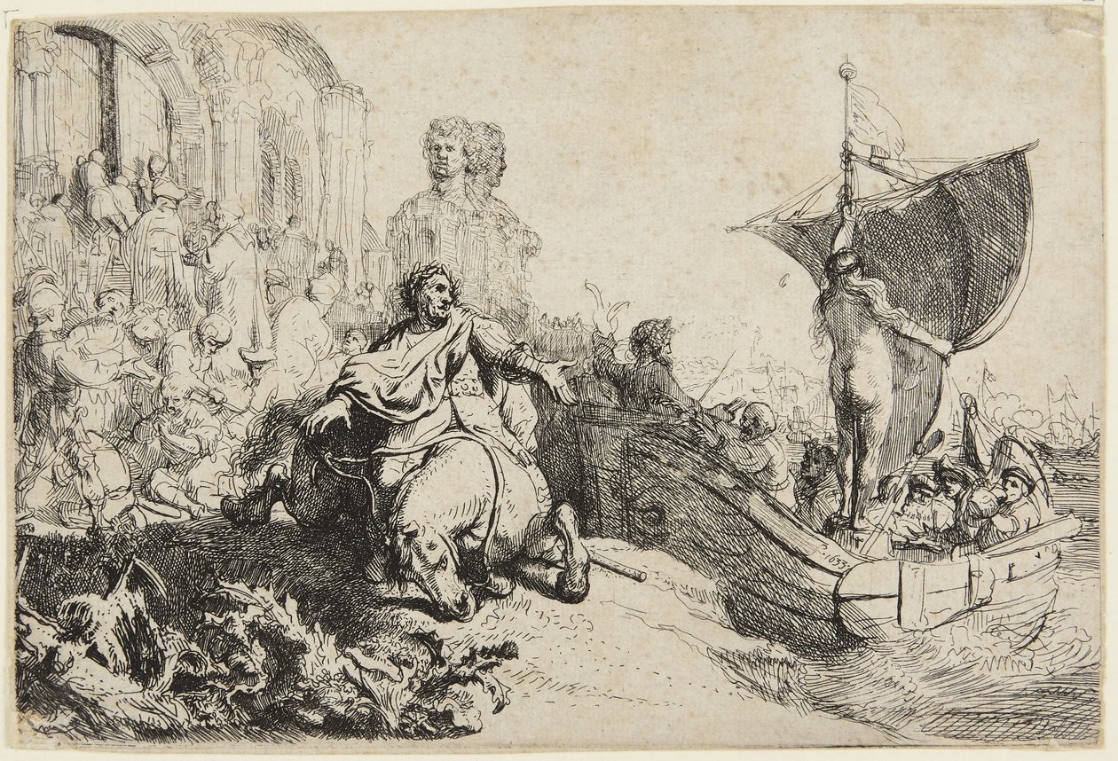 Lyckans skepp av Rembrandt van Rijn