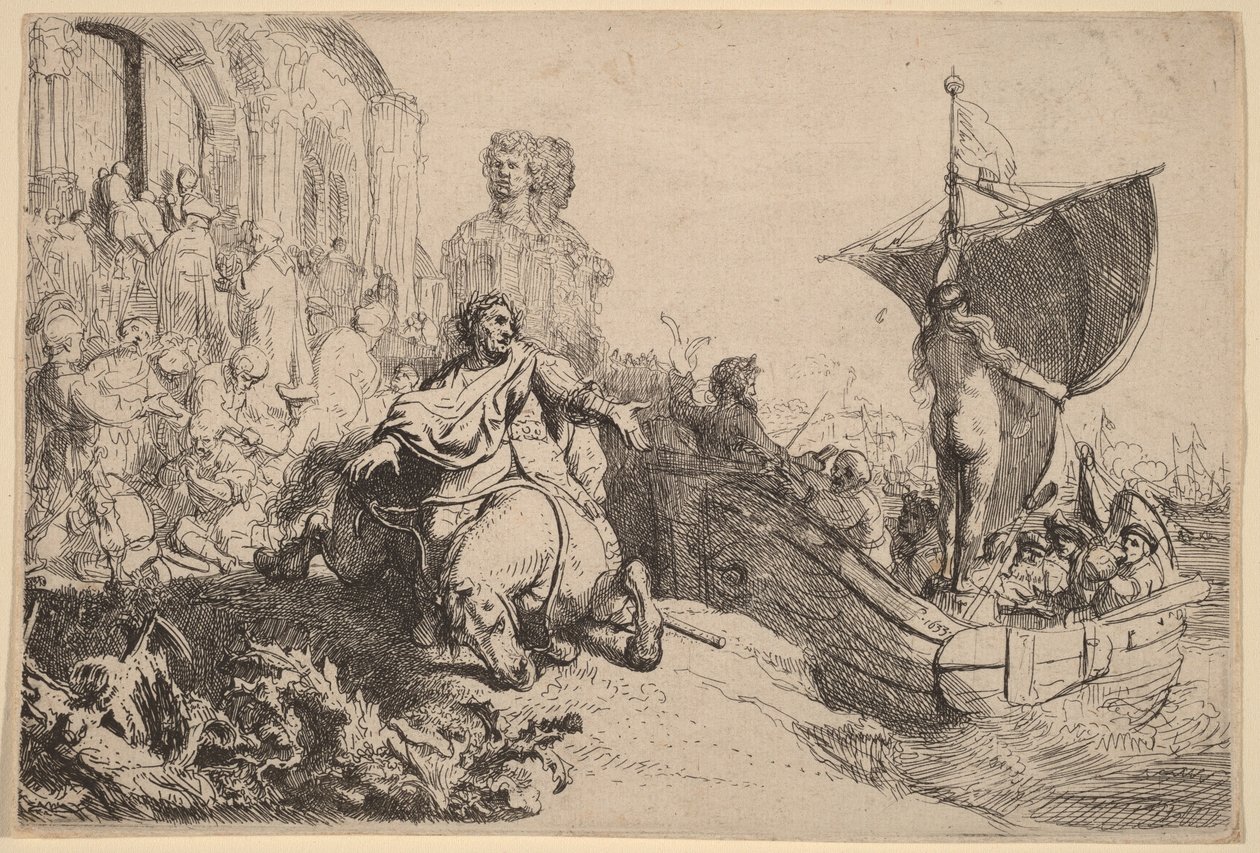 Lyckans skepp av Rembrandt van Rijn