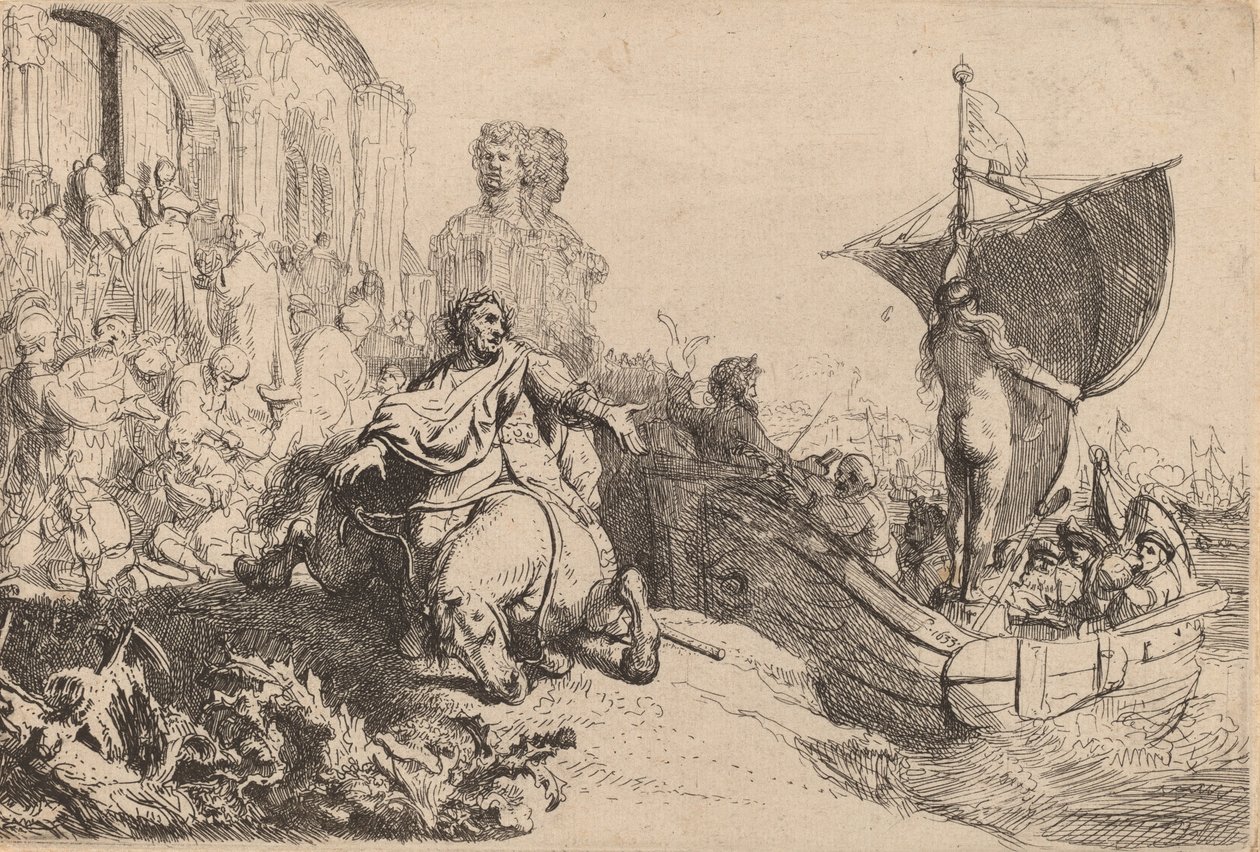 Lyckans skepp, 1633. av Rembrandt van Rijn
