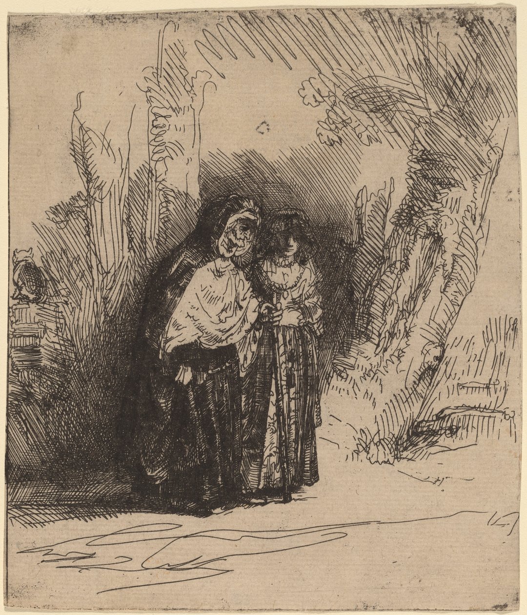 Den spanska zigenaren "Preciosa" av Rembrandt van Rijn