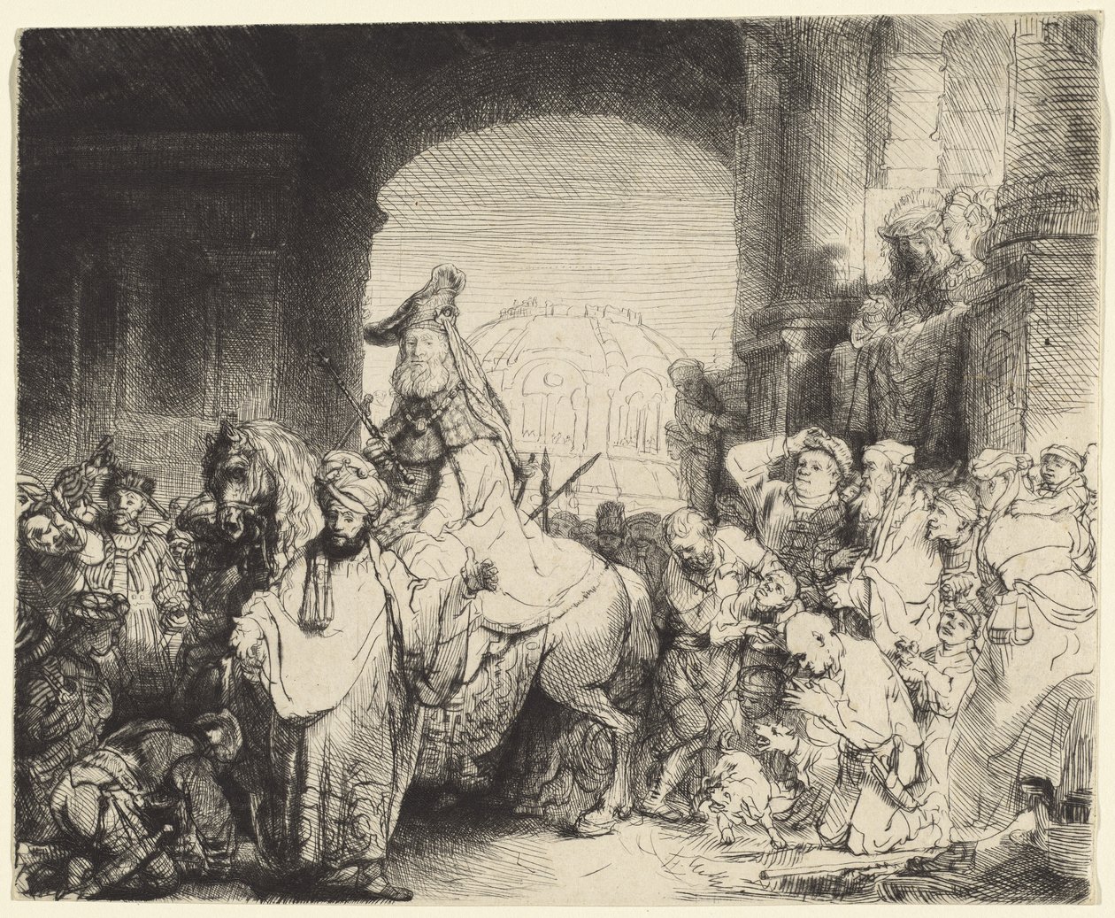Mordokais triumf av Rembrandt van Rijn