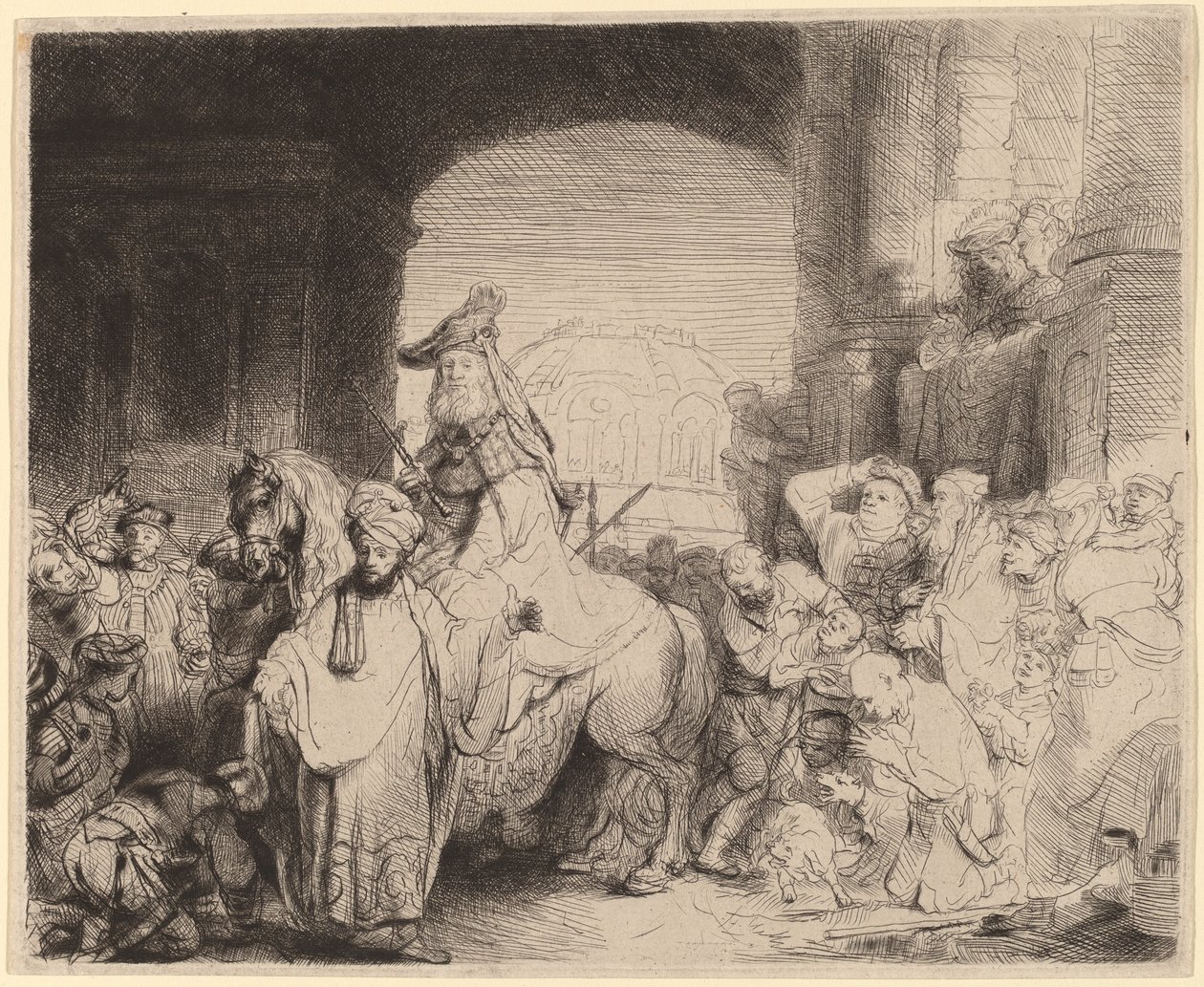 Mordokais triumf av Rembrandt van Rijn
