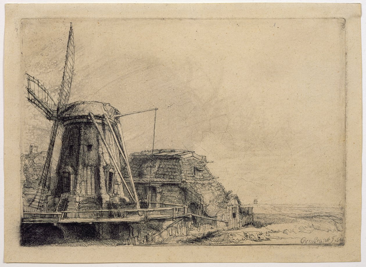 Väderkvarnen av Rembrandt van Rijn
