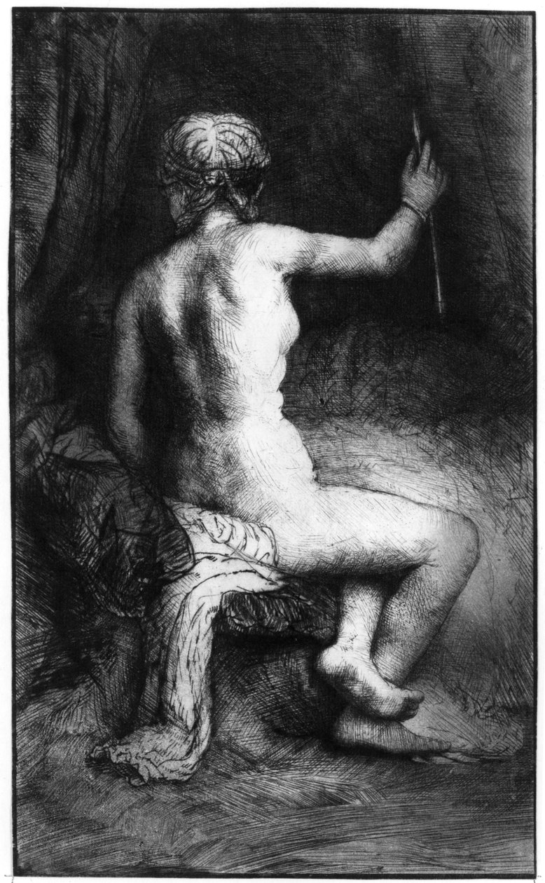 Kvinnan med pilen av Rembrandt van Rijn
