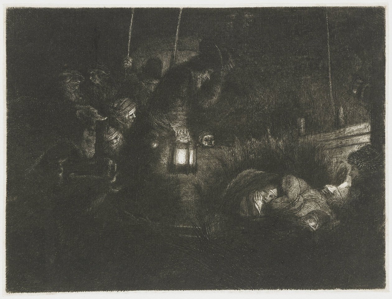 Herdarnas tillbedjan: ett nattstycke av Rembrandt van Rijn