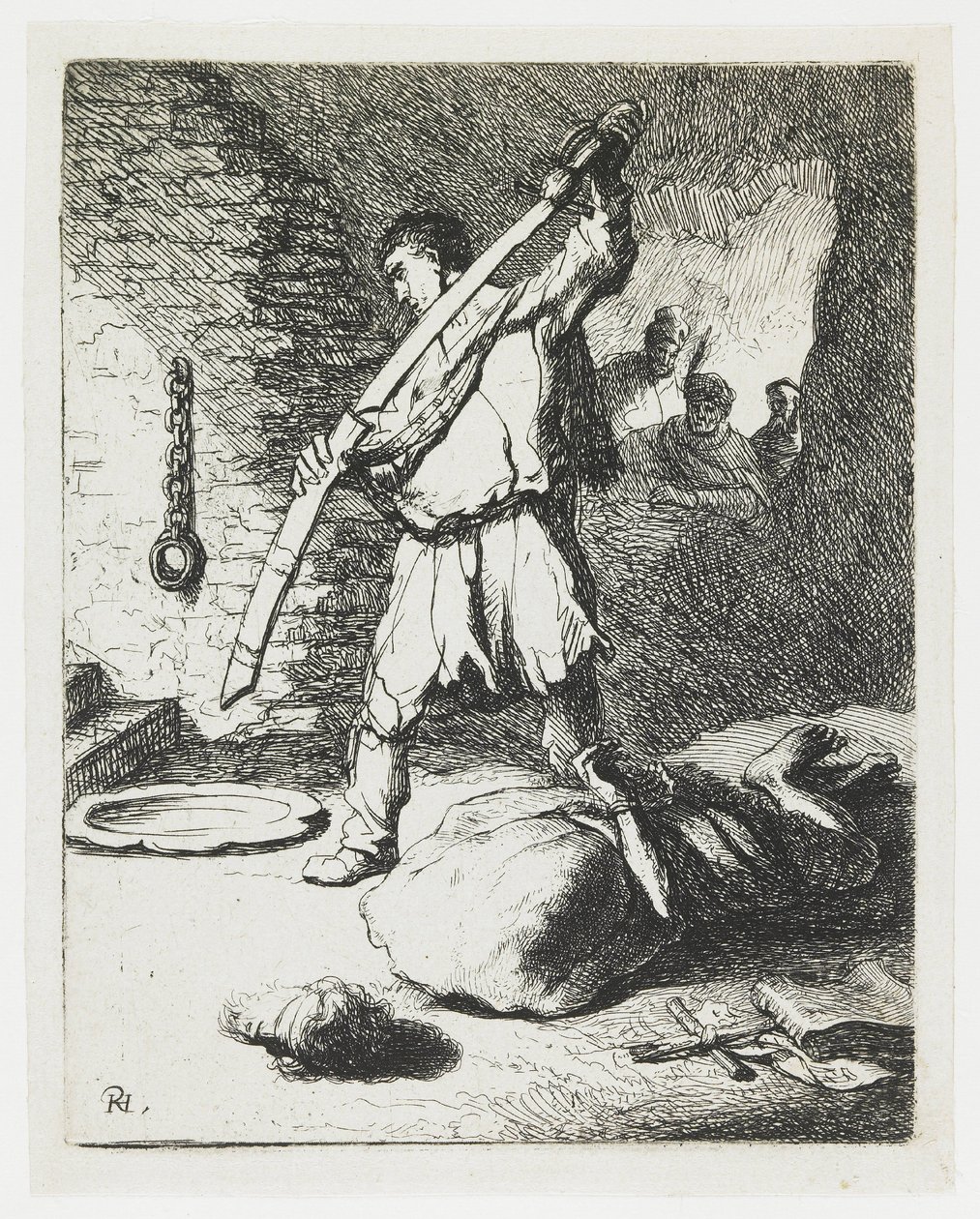 Halshuggningen av Johannes Döparen av Rembrandt van Rijn