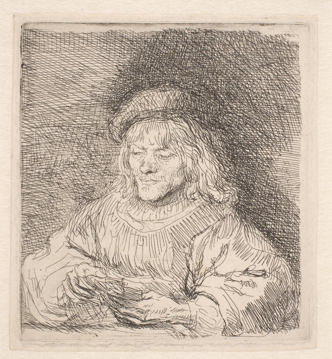 Kortspelaren av Rembrandt van Rijn