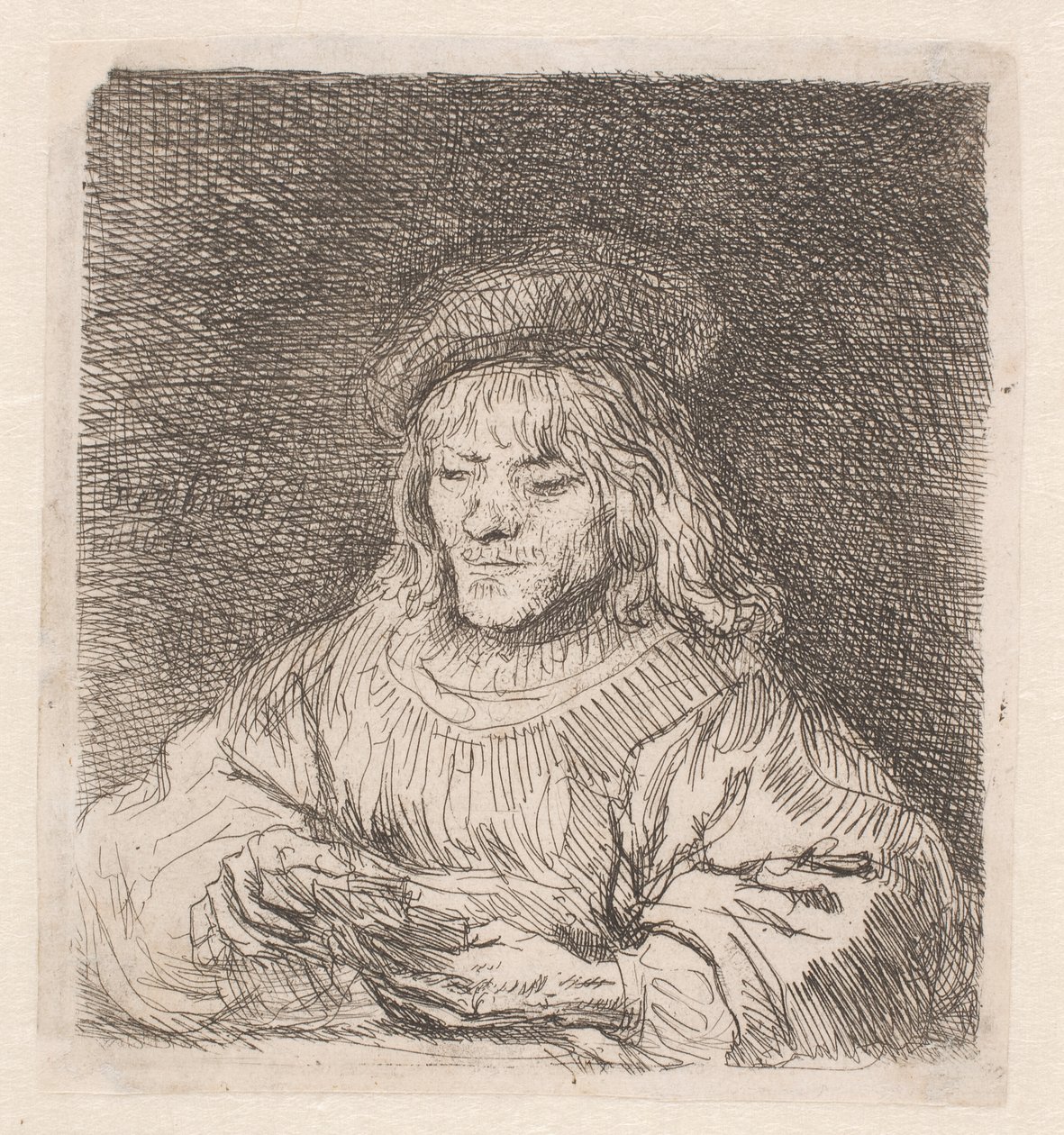 Kortspelaren av Rembrandt van Rijn