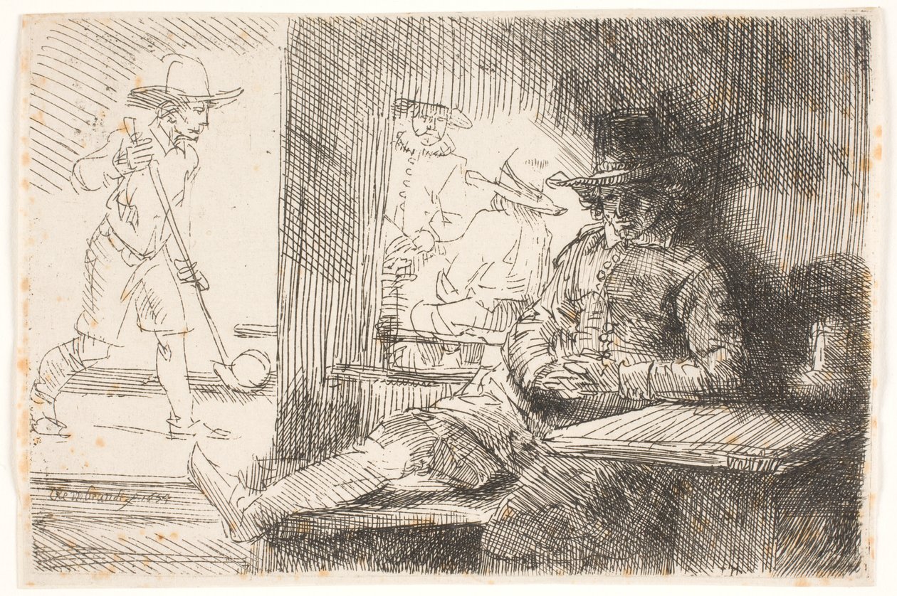 Golfspelaren av Rembrandt van Rijn