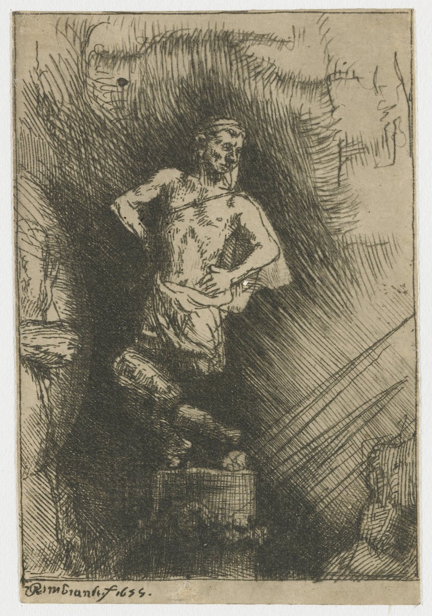 Bilden sågs av Nebukadnessar av Rembrandt van Rijn