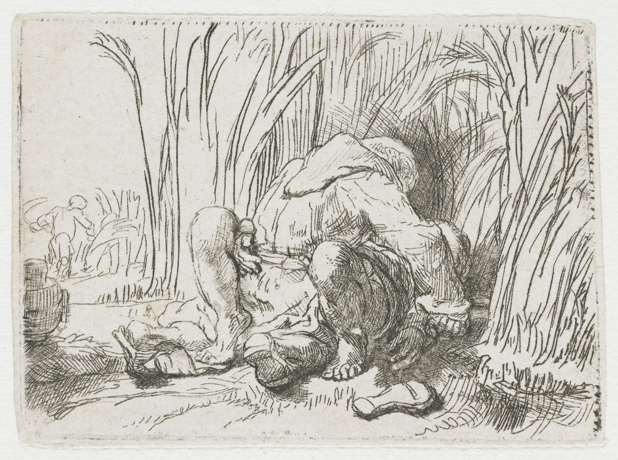 Munken i majsfältet av Rembrandt van Rijn