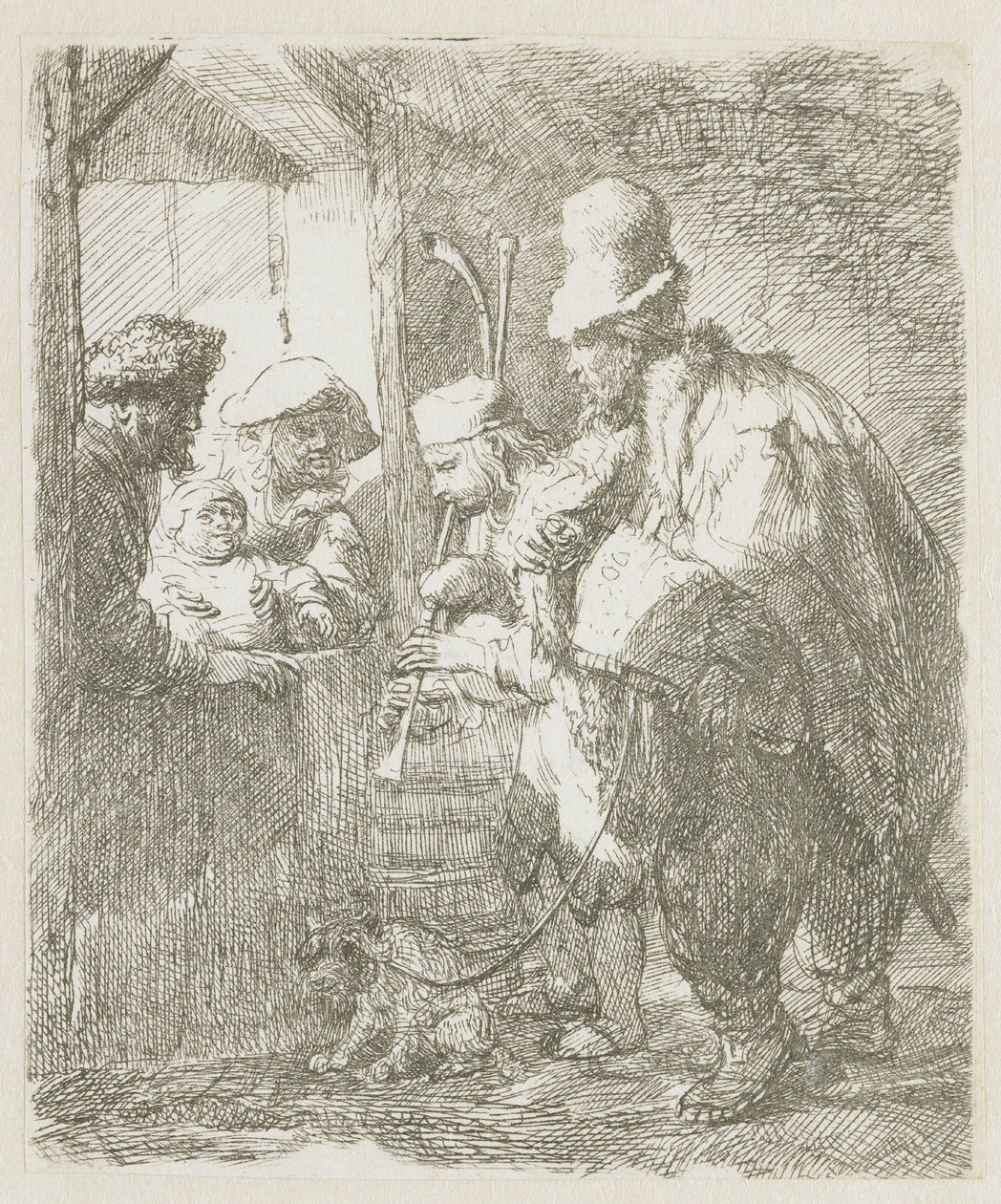 Gatumusikanterna av Rembrandt van Rijn