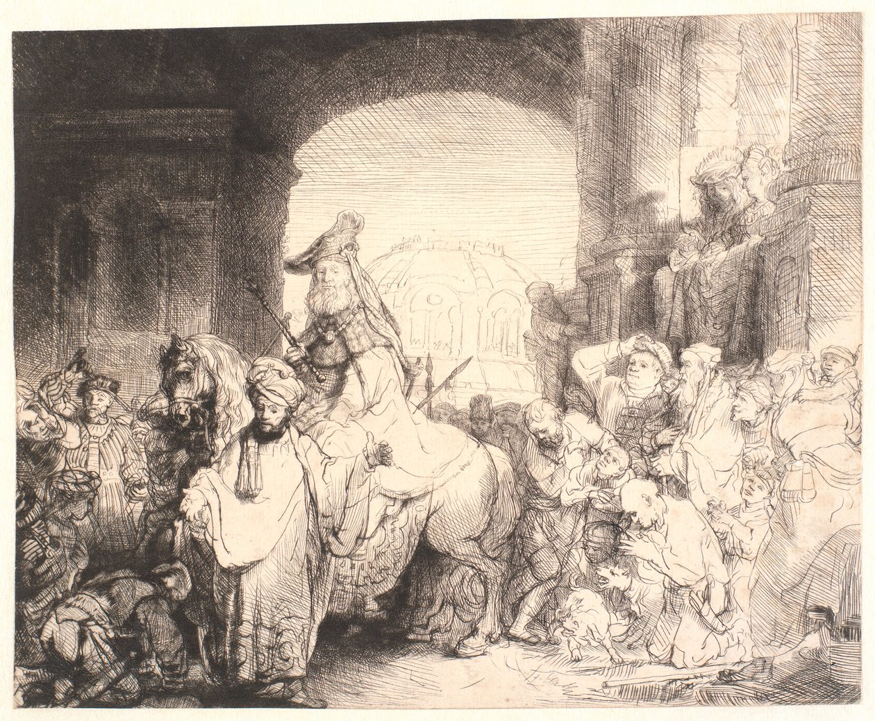 Mordokais triumf av Rembrandt van Rijn