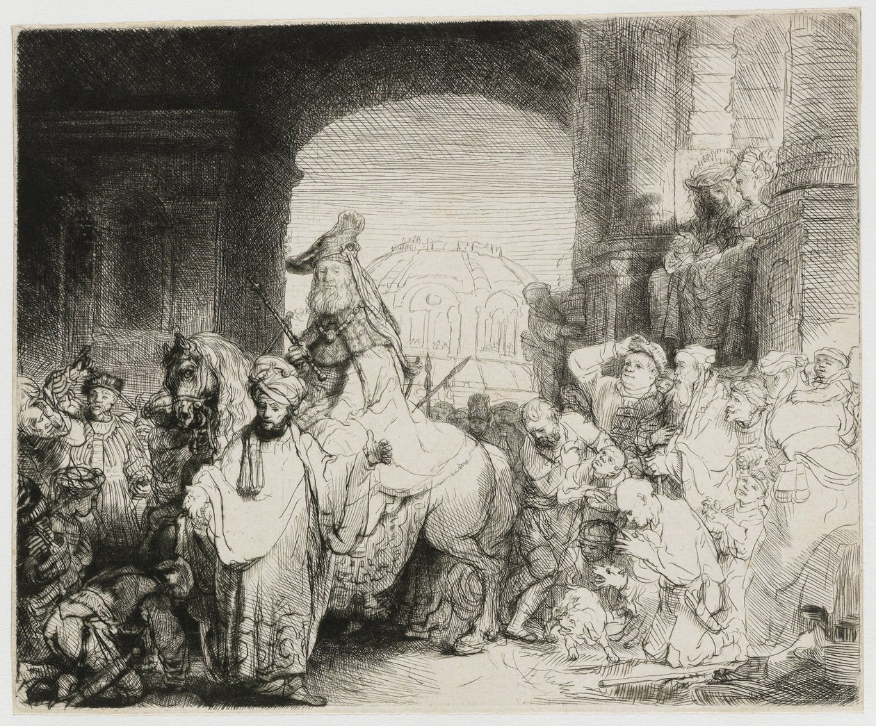 Mordokais triumf av Rembrandt van Rijn