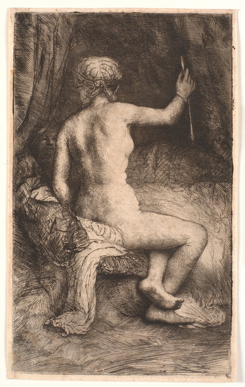 Kvinnan med pilen av Rembrandt van Rijn