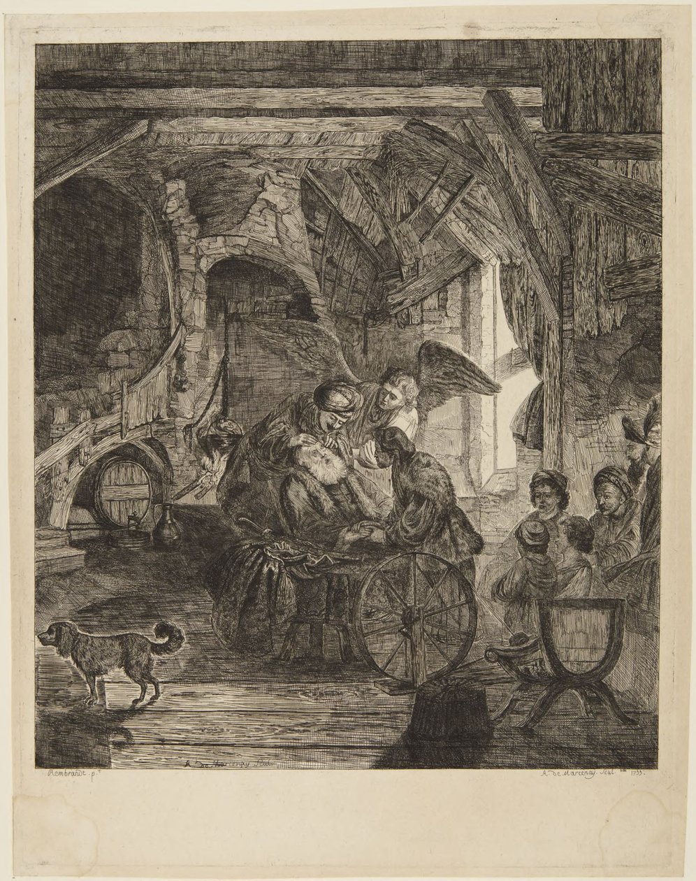 Tobias återfår synen av Rembrandt van Rijn