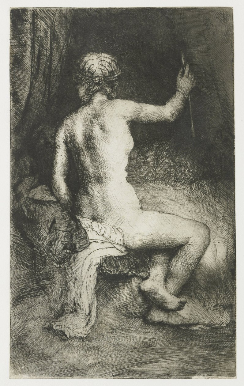 Kvinna med pilen av Rembrandt van Rijn