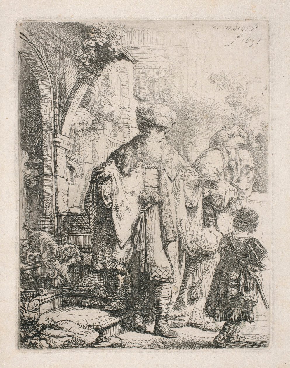 Hagars förvisning av Rembrandt van Rijn