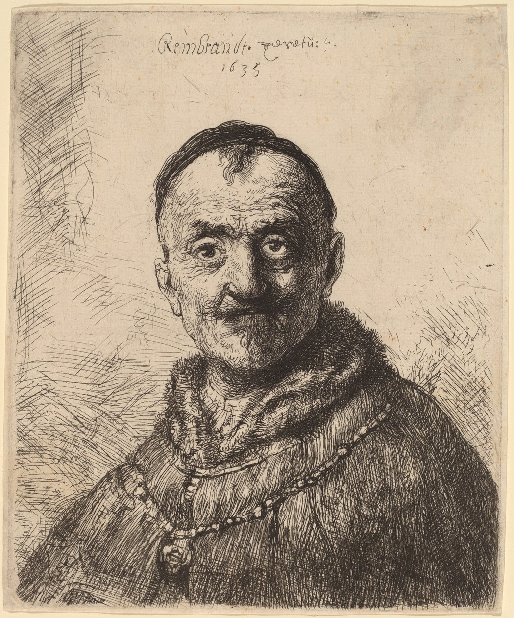 Det första orientaliska huvudet av Rembrandt van Rijn and Studio of Rembrandt