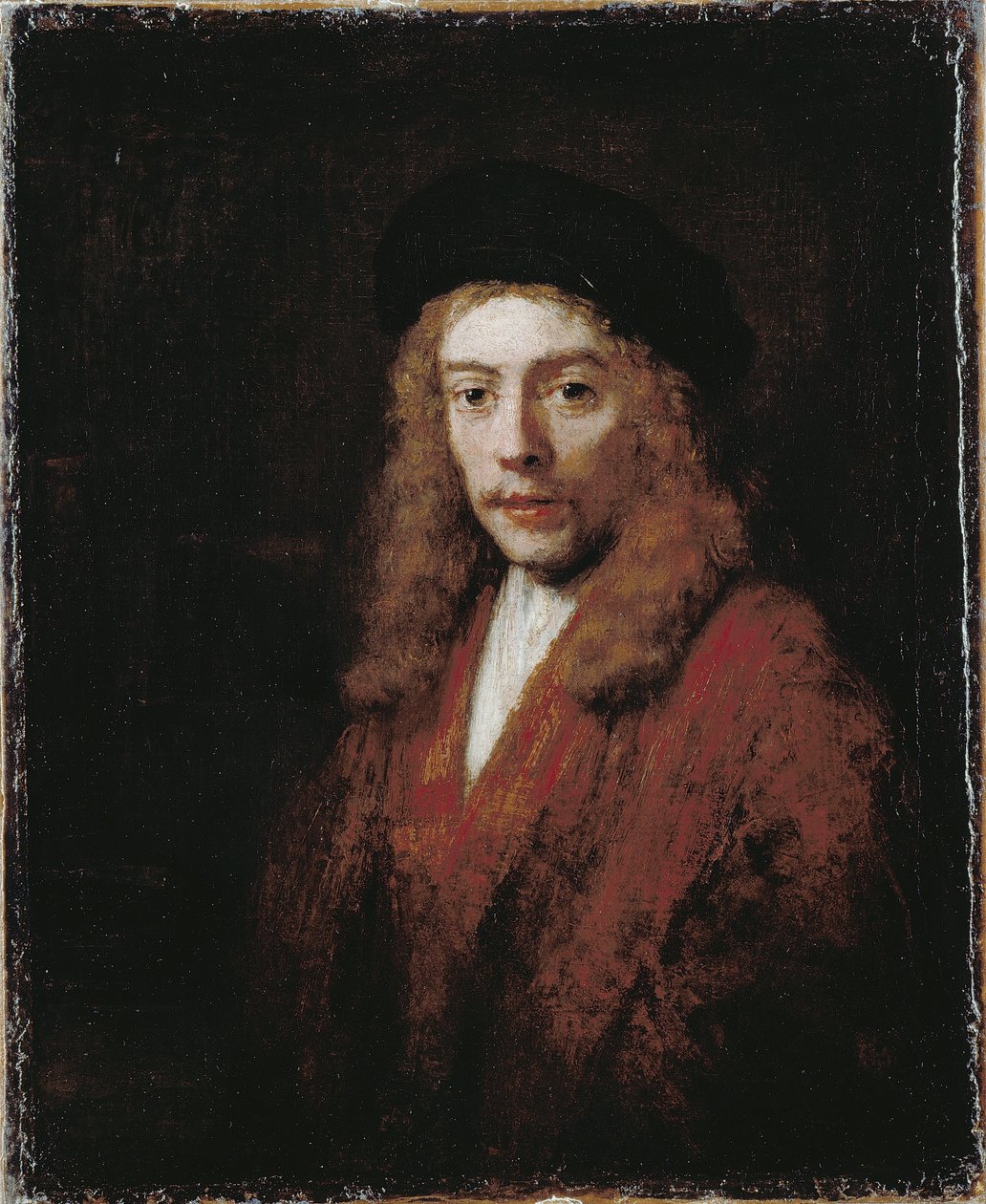 A Young man, perhaps the Artists Son Titus av Rembrandt van Rijn