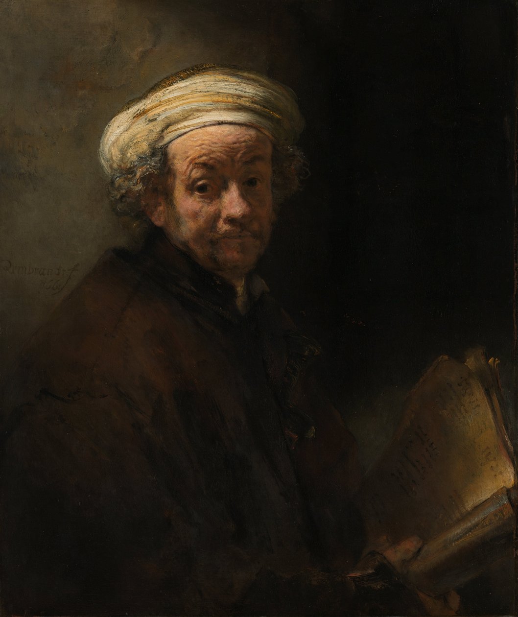 Zelfportret als de apostel Paulus av Rembrandt van Rijn