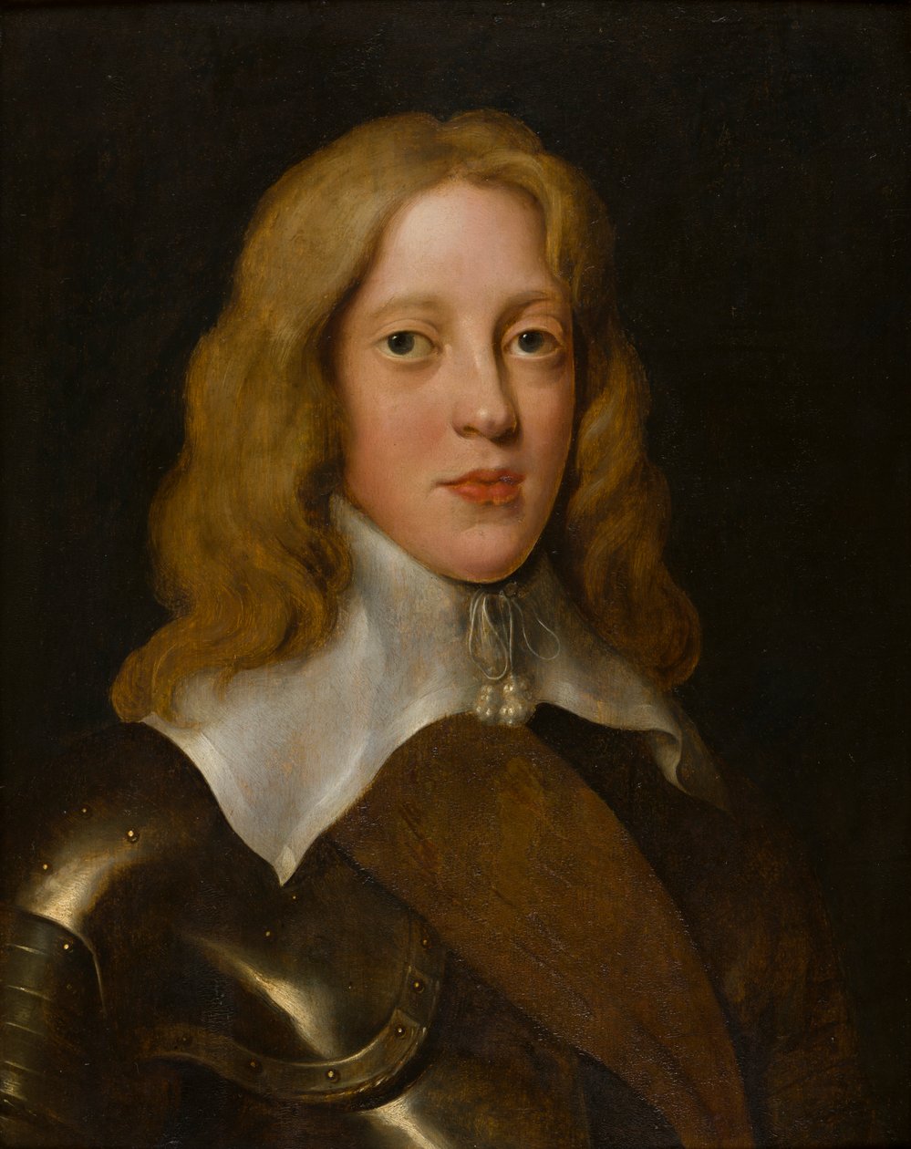 Porträtt av Hon. Edward Russell (1626-1665), ca 1636-50 (olja på duk) av Remee van Leemput