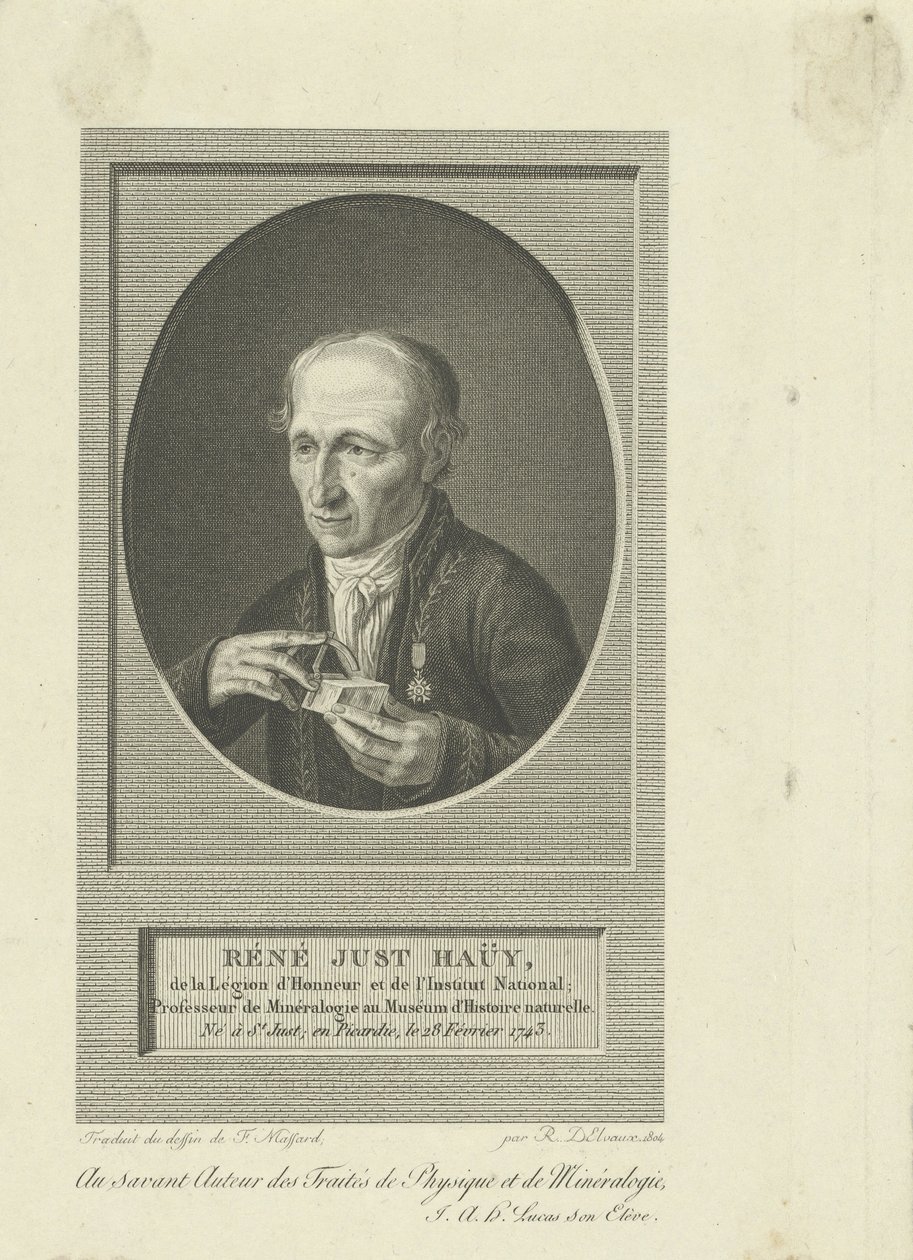 Porträtt av René-Just Haüy 1743-1822, 1804. av Remi Henri Joseph Delvaux