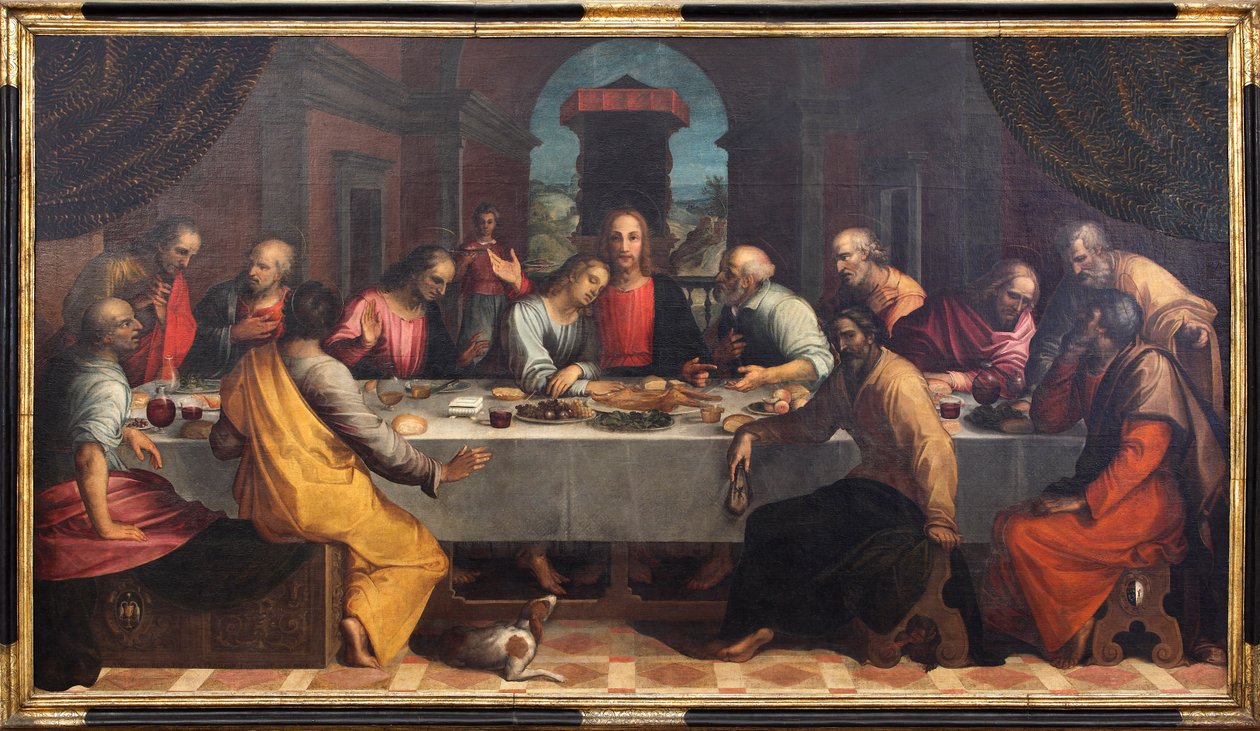 Den sista måltiden, 1604. av Remigio Cantagallina