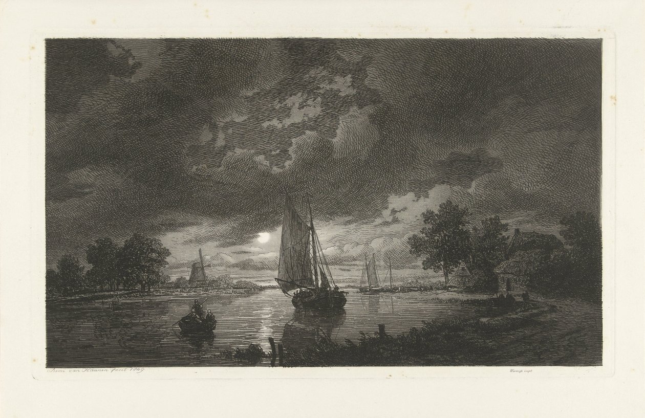 flod vy av Remigius Adrianus Haanen