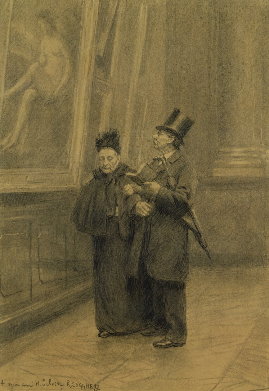 Rundtur på museet, 1897 av Remy Cogghe