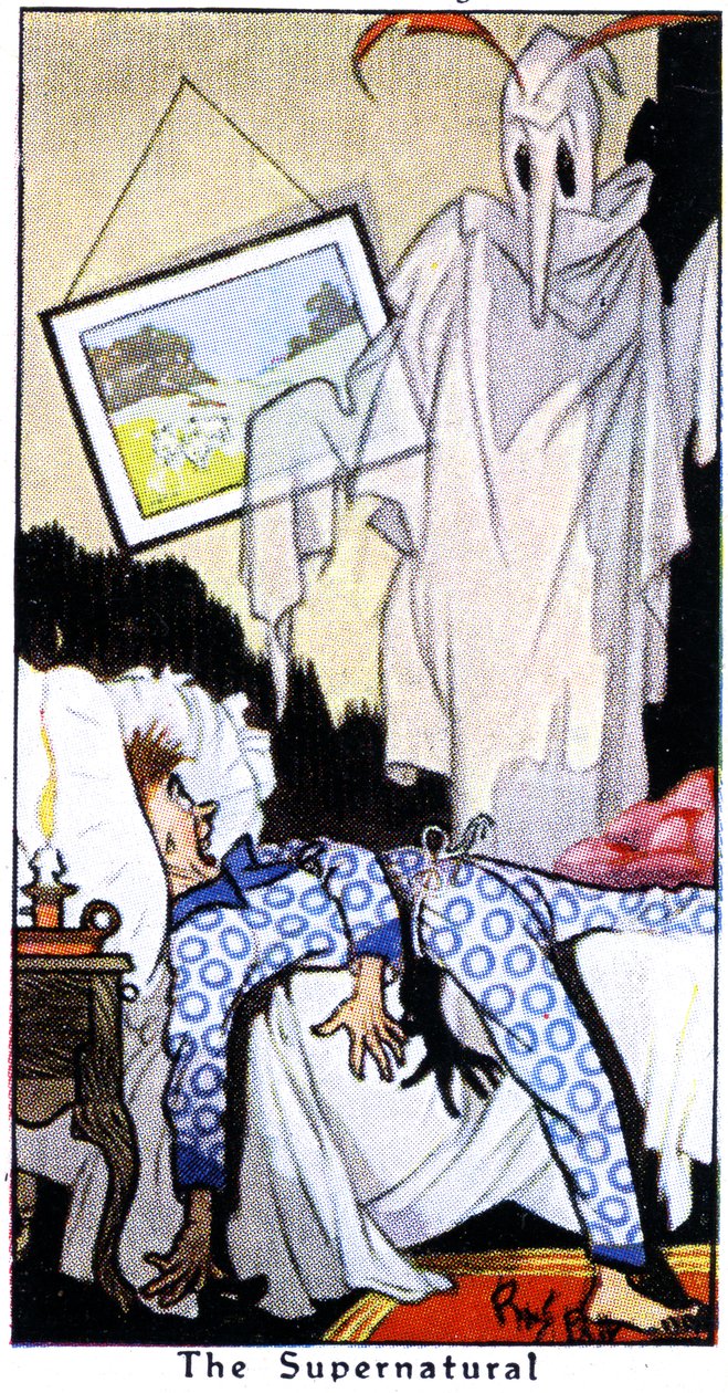 Uppenbarelse av ett spöke, 1936 av René Bull