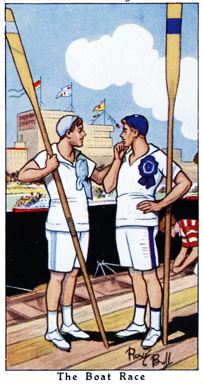 Båttävlingen, 1936 av René Bull