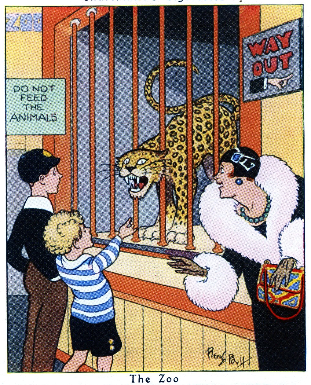 Zoo, 1936 av René Bull