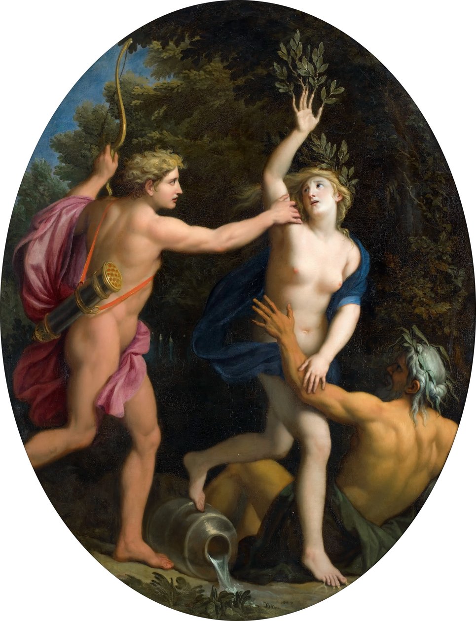 Apollo och Daphne av René Antoine Houasse