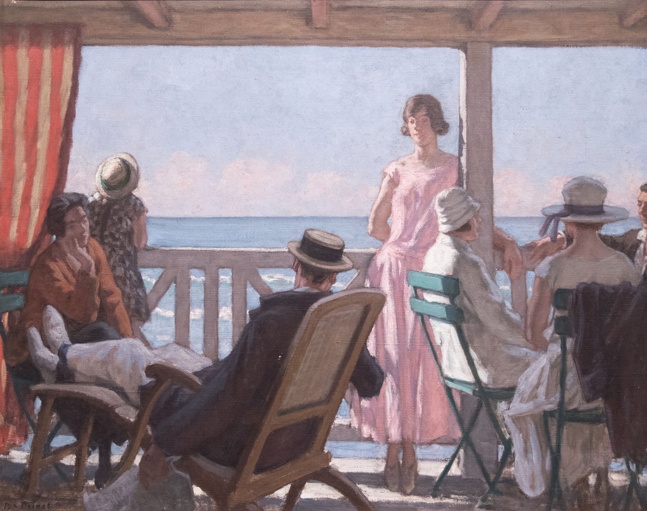 Vid kanten av Engelska kanalen, ca. 1924. av René François Xavier Prinet