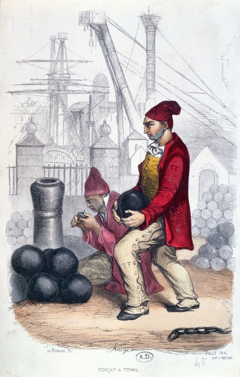 Fångad, c.1840 av Rene Demoraine