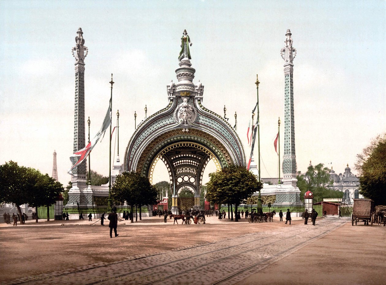 Grand Entree på 1900 års universella utställning i Paris av Rene Binet. av Rene Binet
