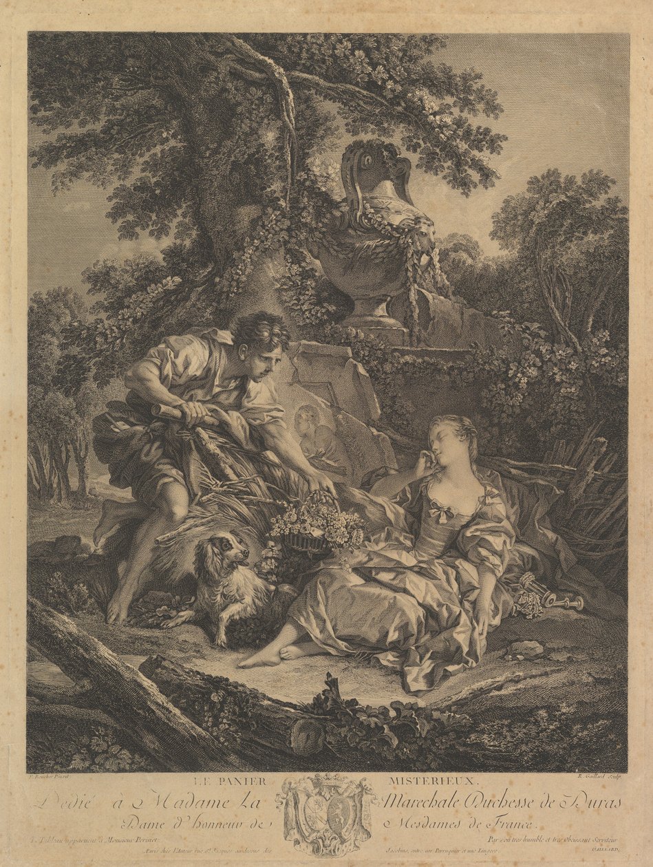 Le Panier Misterieux Den mystiska korgen, 1700-talet. av Rene Gaillard